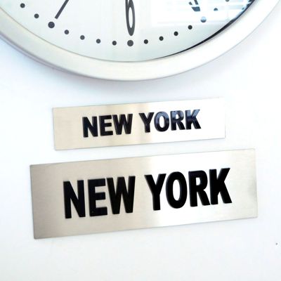 Custom Acrylic Letters Stainless Timezone Signs  