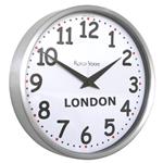 Custom Chunky Numbers Time Zone Wall Clock
