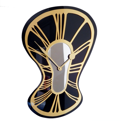 Salvador Dali Inspired Decoish Wall Clock Black