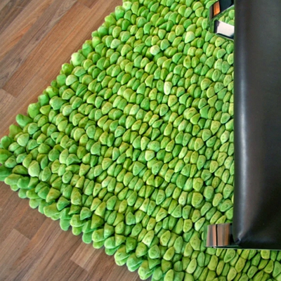 Dreamweavers Lizard Chamois Pebble Rug