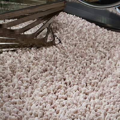 Dreamweavers Rain Cloud Chamois Spiky Rug
