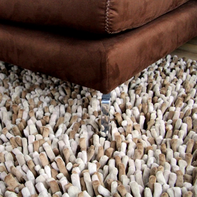 Dreamweavers Taupe Chamois Spiky Rug