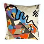 Zaida Kandinsky Blue Abstract Cushion 18