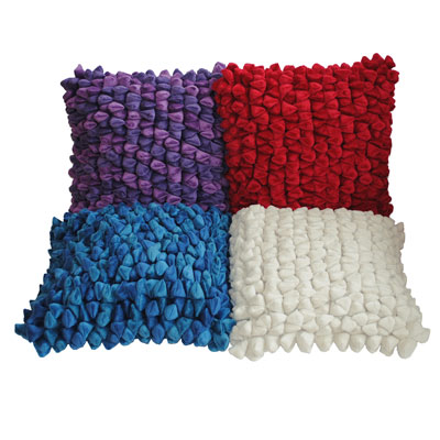 Dreamweavers Chamois Colour Pebble Cushions