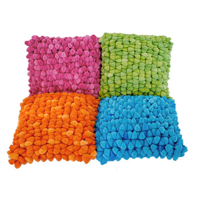 Dreamweavers Chamois Bright Pebble Cushions