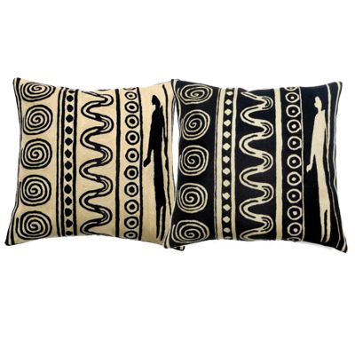 African Maasai Kashmir Cushions 