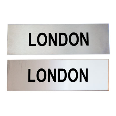 Large Custom Stainless Steel Timezone City Sign