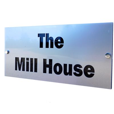 Modern Personalised House Signs 