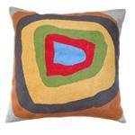 Zaida Kandinsky Elipse Light-Dark Blue Cushion 18
