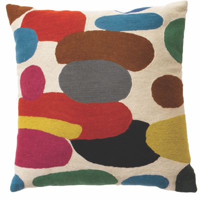 Zaida Multi Colour Pebbles Cushion 18”