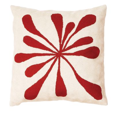 Zaida Red Honeysuckle Cushion 18”
