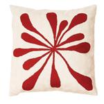 Zaida Red Honeysuckle Cushion 18”