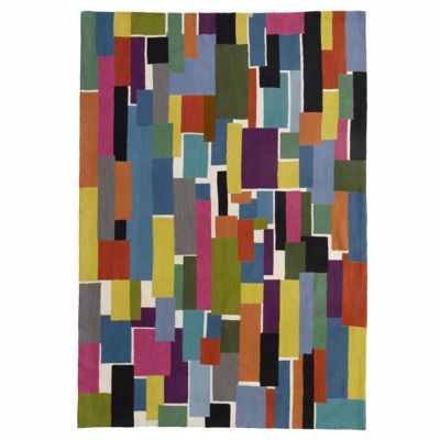 Zaida Multi Coloured Bricks Rug