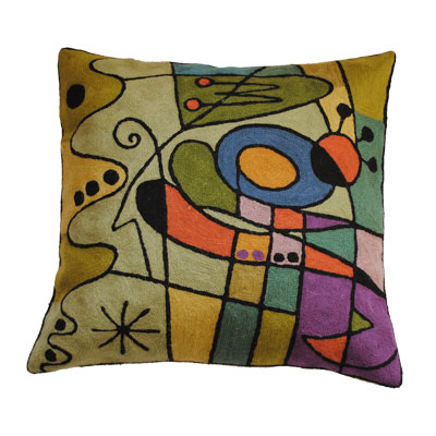 Zaida Kandinsky Purple Carnival Cushion 18"