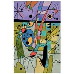 Zaida Kandinsky Purple Carnival Rug 