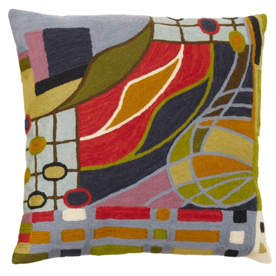 Zaida Circles and Smiles Cushion 18"