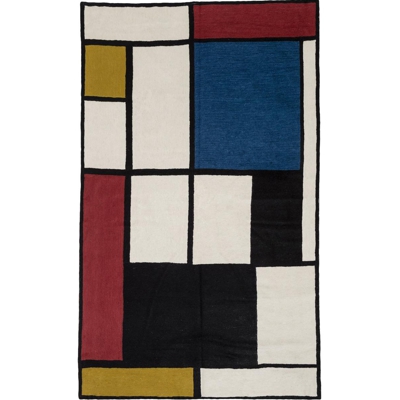 Zaida Mondrian Quadri Art Rug