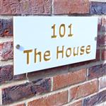 Modern House Signs and Numbers