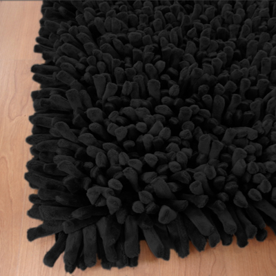 Dreamweavers Black Spiky Rug