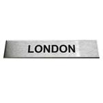 Custom Brushed Stainless Steel Sign