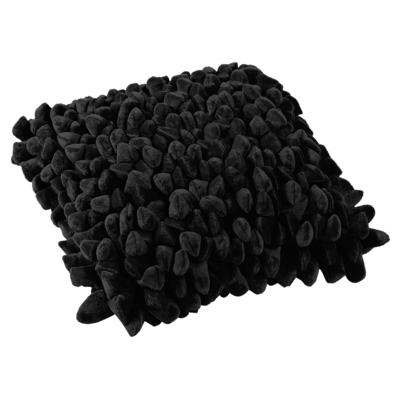 Dreamweavers Earth Chamois Pebble Cushions 45cm x 45cm (18 x 18 inches) Black