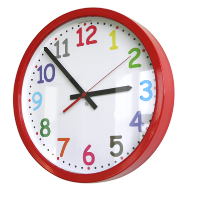 Red Colour Comic Sans Modern Classic 35cm Diameter Red