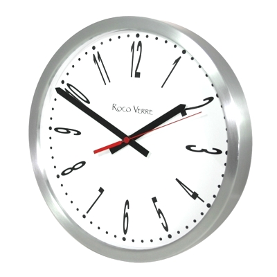Modern Number Modern Classic 35cm Clock Modern Numbers Brushed 35cm Dia x 5cm