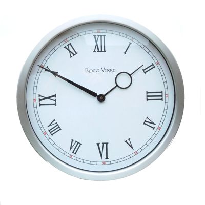 Roco Verre Roman Modern Black and White Classic BRUSHED WHITE ROMAN 35cm (15)